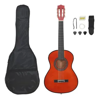 vidaXL Klassische Gitarre 1/2 34" B Braun