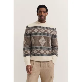 Bugatti Norwegerpullover Beige L