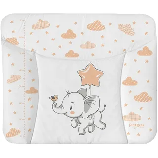 pic bear Wickelauflage - hochwertige OEKO-TEX Wickeltischauflage - pflegeleichte Wickelunterlage - Auflage Wickelkommode - 85 x 72 cm - Babyfant