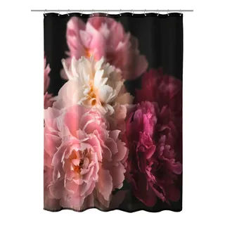 KLEINE WOLKE Duschvorhang Rosemarie 180 x 200 cm rot