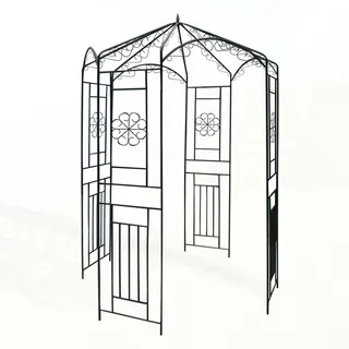 Metall Pavillon 160x160x250 cm Gartenpavillon Wien Metallpavillon