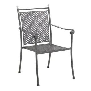 MWH Das Original Excelsior Niederlehner Stapelsessel 59 x 62,5 x 93 cm dunkelgrau
