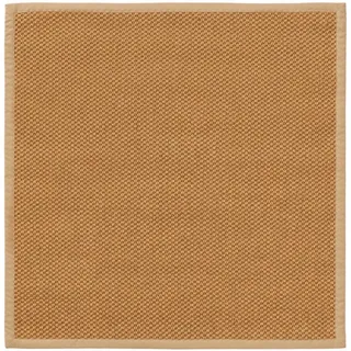 benuta Kunstloft Teppich, Beige, Textil, Beton Optik, Quadratisch, 150x150 cm, Gots, für Fußbodenheizung geeignet, Teppiche & Böden, Teppiche