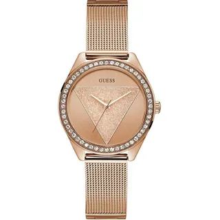 GUESS Tri Glitz, W1142L4 Damenuhr - Rosegold/Rosegold