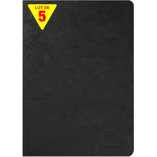 Clairefontaine Heft Age Bag A4 48 Blatt liniert Schwarz