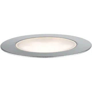 Paulmann Bodeneinbaustrahler Edelstahl 14,2 cm IP67 2W 100 lm silber