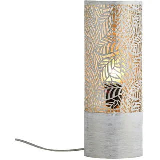 Skandinavische Tischlampe Verdure klein modern aus Metall, Weiß 34 cm | Die weiße Metall-Tischlampe Verdure kombiniert skandinavisches Design, eine E27-Fassung und vielseitige Stellmöglichkeiten.