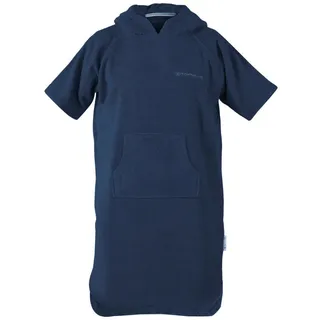 Tom Tailor Poncho, Dunkelblau, Textil, Uni, Gr. 140-158, unisex, Badtextilien, Bademäntel
