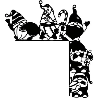 Angaekkot Weihnachtsdeko Türrahmen,Türrahmen Deko Weihnachten,Türecken Deko,Weihnachten Dekoration für Wände Türen,Weihnachten Türrahmen Ornament Türdeko Geschenke,Tür Cover Weihnachten (D)