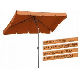 Schneider Schirme Aquila 265 x 150 cm terracotta