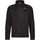 1/4 Zip Fleecejacke Schwarz M