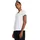 V Solid Kurzarm-T-Shirt White/Black M