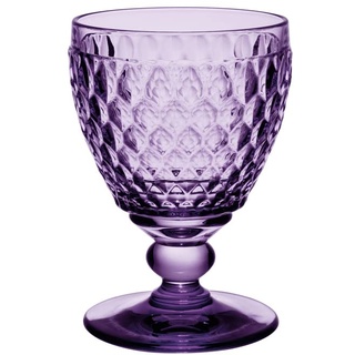 Villeroy & Boch – Boston Lavender Weissweinglas, Kristallglas farbig lila, Füllmenge 125 ml, spülmaschinenfest