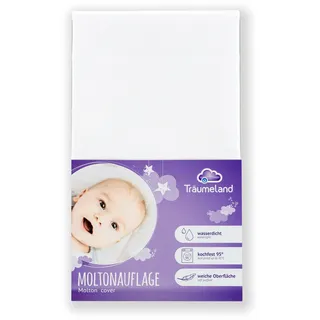 Träumeland Matratzenauflage Moltonauflage 70 x 140 cm weiß