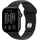 GPS 42 mm Aluminiumgehäuse Schwarz Sportarmband Schwarz S/M
