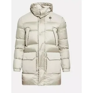 Blauer.USA Langjacke BLAUER USA Herren Wasserdichter Lange Trenchcoat/ Jacke. Beige mit Kapuze