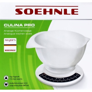 Soehnle Zitruspresse 65054 Culina Pro mechanische analoge Küchenwaage weiß home-elektro