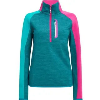Mc Kinley McKINLEY Damen Unterjacke Sekani HZ W, MELANGE/BLUE PETROL/, 44