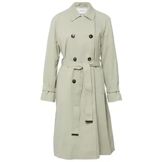 Comma, Klassischer Trenchcoat mit Bindegürtel beige XS