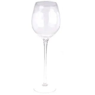INNA-Glas Weinglas XXL Stielglas ROGER, klar, 70cm, Ø17cm/Ø23cm, Glas weiß