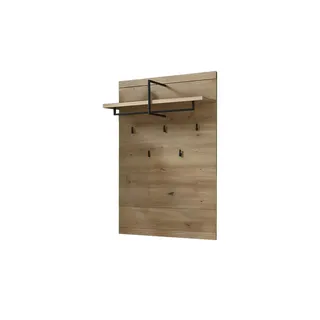 MONDO Garderobenpaneel Talya 90 x 137 x 32 cm Eiche