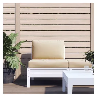 vidaXL Palettenkissen 120 x 80 x 10 cm beige 2-tlg.