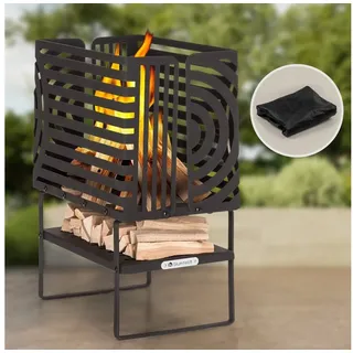 Blumfeldt Feuerschale Ø 40 cm Schwarz