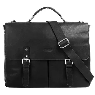 Mano Aktentasche DON PAOLO echt Leder schwarz | Gr.: onesize
