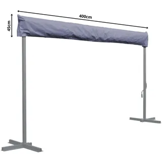 Quick Star Standmarkise London 4 m grau