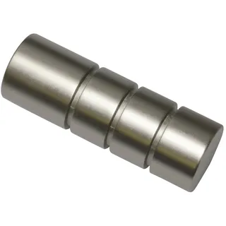 GARDINIA Vorhangstange Andra 1-läufig Ø 19 mm 240 cm Silber