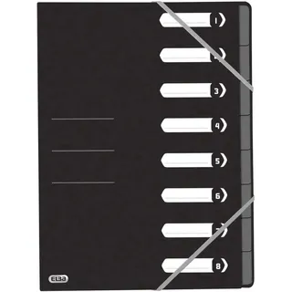 Oxford 400116256 Sammelmappe Karton Schwarz A4