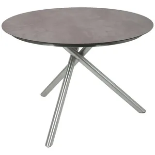 deluke HUGO Gartentisch Ø 110 x 75 cm Grau