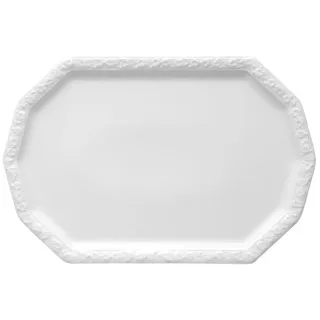 Rosenthal Fischteller 32 cm weiß