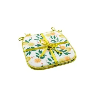 Stuhlkissen gelb Polyester B/L/S: ca. 38x38x1 cm - gelb