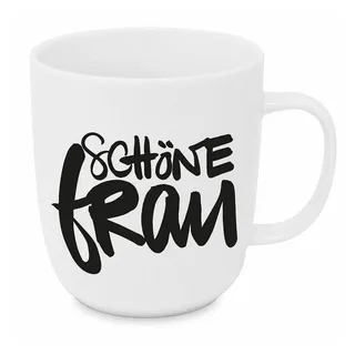 ppd Kaffeebecher Schöne Frau aus Porzellan ca. 350ml
