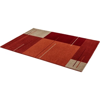 Teppich ASTRA "Samoa" Teppiche Gr. B/L: 67 cm x 130 cm, 20 mm, 1 St., rot Teppich Webteppich Esszimmerteppiche Teppiche Kurzflor, Wohnzimmer