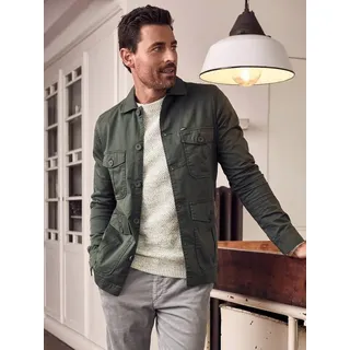 engbers Herren Overshirt Grün regular uni Kent-Kragen - XL