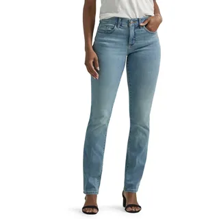 Lee Damen Jeans Ultra Lux Comfort with Flex Motion Straight Leg Jeans - 38