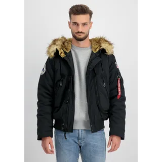 Winterjacke ALPHA INDUSTRIES "ALPHA Men - Cold Weather Jackets Polar Jacket SV" Gr. L, schwarz (black) Herren Jacken Übergangsjacken