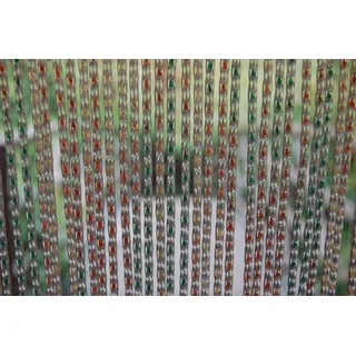 La Tenda Insektenschutz-Vorhang Türvorhang LAZIO 2 XL Streifenvorhang bunt, 120 x 230 cm, PVC - Länge und Breite individuell kürzbar bunt 120 cm x 230 cm