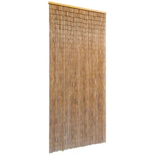 vidaXL Insektenschutz Türvorhang Bambus 90 x 200 cm Braun