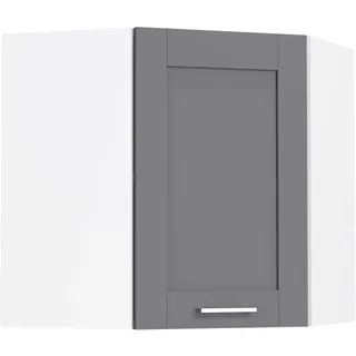 VCM Eckschrank Colura 57 x 57 x 60 cm Schwarz