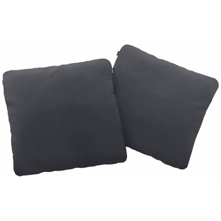 hülsta sofa Dekokissen hs.480, wahlweise in Stoff oder Leder, in drei Größen schwarz 60 cm x 60 cm