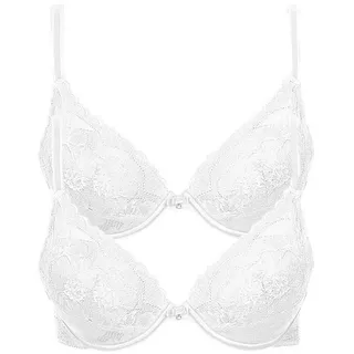 LISCA Evelyn Push-up-BH Weiß 70C