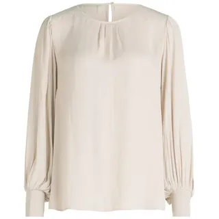 Betty Barclay Satin-Bluse langarm in Beige | Gr.: 42