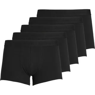 JACK & JONES Tone In Tone Boxershorts 5 Einheiten Black / Detail Black / Black M