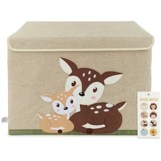 Bieco Staubox Rehe 51 x 36 x 36 cm 1-tlg. braun