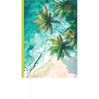 ALPHA EDITION GmbH & Co. KG Buchkalender Style Beach 2027 Weiß