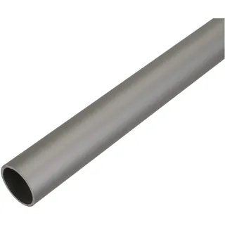 LIEDECO Vorhangstange Fixmaß 1-läufig Ø 20 mm 240 cm Silber
