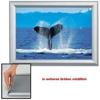Showdown® Displays Klapprahmen Klapprahmen A4 Alu 24,1 x 32,8 cm silber